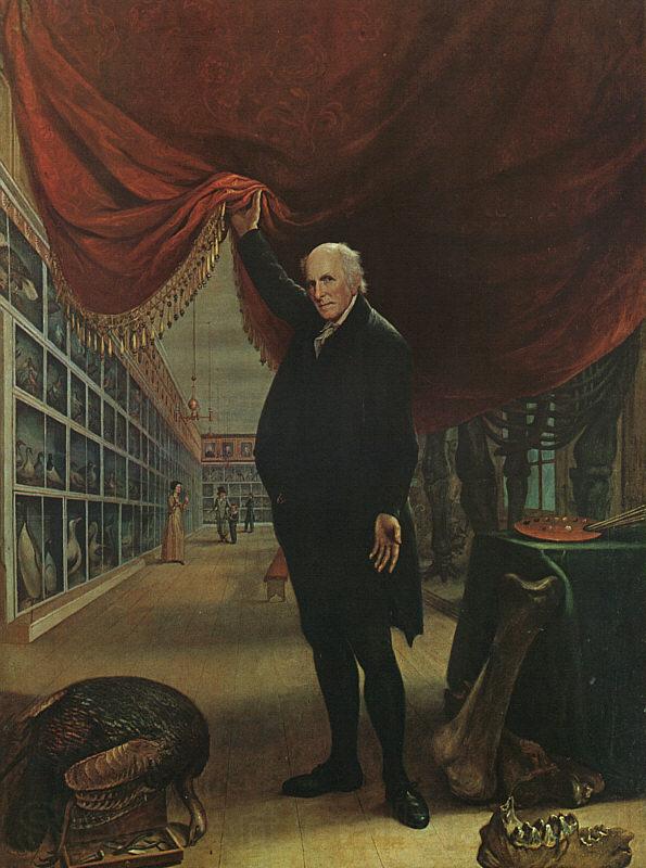 Charles Wilson Peale The Artist in his Museum Norge oil painting art